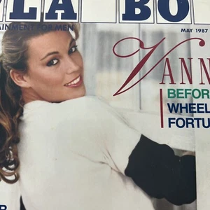 PLAYBOY MAY 1987 VANNA WHITE BEFORE WHEEL OF FORTUNE MAGAZINE - Picture 1 of 7