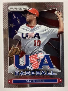 2013 Panini Silver Prizm #USA8 David Price USA Karte - kostenloser Versand - Bild 1 von 2