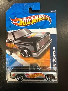 2011 Hot Wheels - '83 Chevy Silverado (Walmart Excl Black) ships in protector pk - Picture 1 of 3