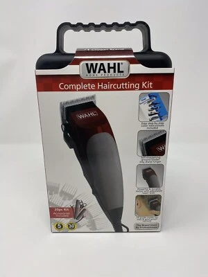 WAHL 20 Piece Complete Haircutting Kit Fade Cut Set Hair Clippers NEW FREE SHIP! - Image 1 of 4