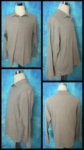 LL Bean Poloshirt Erwachsene Large Reg Beige Langarmshirt - Bild 1 von 8