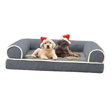  Orthopedic Dog Bed for Medium Dogs - Medium(20"L x 15.7"W x 4.3"Th) Dark Grey