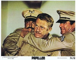 PAPILLON - 1974 Complete Orig 8x10 Lobby Card Set - 8 Mint Cards - STEVE MCQUEEN - Picture 1 of 8