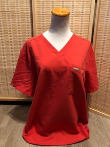 Blusa Médica Estampada de Enfermería FIGS Naranja Orgullo Gay Bandera Arco Iris PO#4098 Grande L H732 - Imagen 1 de 12