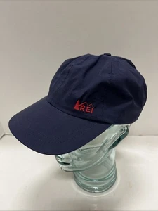 Vintage Gore-Tex REI Navy Blue Adjustable Hat Embroidered - Picture 1 of 7