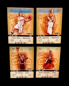 02/03 Fleer authentix David Robinson, Tim Duncan, Steve Nash, Dirk Nowitzki - Bild 1 von 6