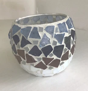 Home Interiors Mosaik Brise Schale Kerzenhalter #12196 - Bild 1 von 8