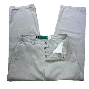 Vintage Levis SilverTab BUTTON FLY Pants Mens 32x30 Khaki 90s Hard To Find!!! - Picture 1 of 21