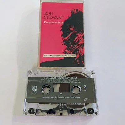 Rod Stewart - Downtown Train (1990 Warner Bros) Cassette Tape  - Image 1 of 4