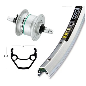 Vorderrad 26X1.75 Dynamo Nabe Shimano DH3N30 36 Löcher Silber 2149987000 R - Bild 1 von 1