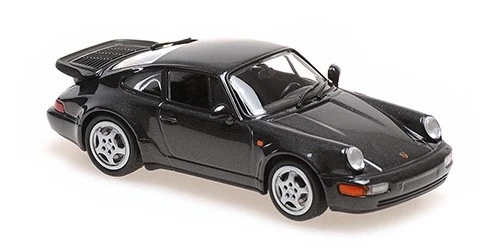 Maxichamps 940069106 1/43 PORSCHE 911 TURBO 964 1990 NERO PERL Minichamps