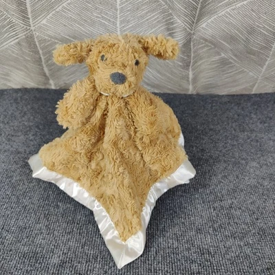 Cloud Island Cachorro Perro Lovey Manta de Seguridad Satén Bebé Juguete Peluche Remolinos Difuso Foto 1 de 4