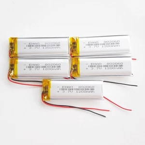 3.7V 1100mAh LiPo Rechargeable Battery For GPS Bluetooth Recorder Camera 802060 - Picture 1 of 20