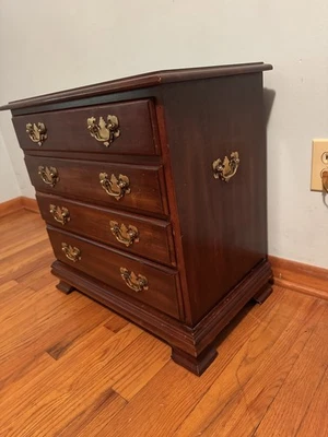 Cherry Nightstand Side End Bedside Table 5838 - Image 1 of 4