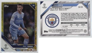 2021-22 Topps UCL Collection Jade Edition Yellow Jade /50 Phil Foden #76 - Picture 1 of 4