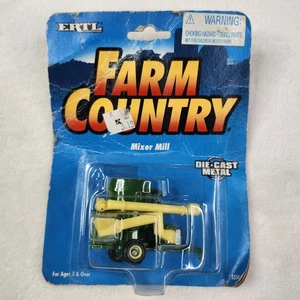 Vintage FARM COUNTRY Mixer Mill Diecast Metal Green 5554 Deere 1994 ERTL Rare - Picture 1 of 7
