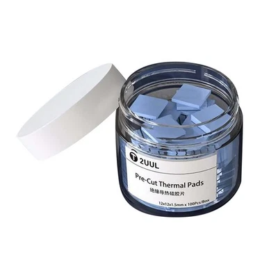 100PCS Silicone Paste Gel Conductive Thermal Pad For GPU CPU Laptop Heatsink - Image 1 of 4