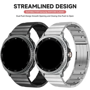 Stainless Steel Band for Galaxy Watch 8 40/44mm/8 Classic Quickly Adjust Strap - Picture 1 of 18