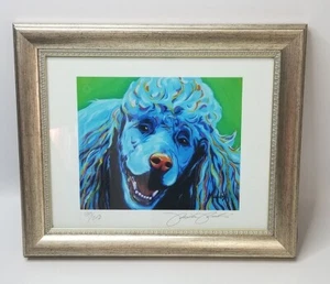 SIGNED Michelle Mardis KIRA Poodle Numbered 33/200 8x10 Print Framed POP ART - Picture 1 of 8