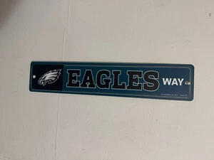 Philadelphia Eagles 3.75x 19" Plastic Street Sign - NFL LICENSED - Picture 1 of 1