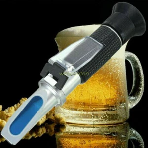 ATC 0~32% Brix 1.000-1.130 Specific Gravity Beer Wort Refractometer Beer Test US - Picture 1 of 8