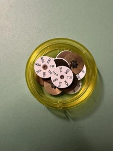 Original ETA/Valjoux 7750-7751 Day Disc Englisch Ersatz - Bild 1 von 3