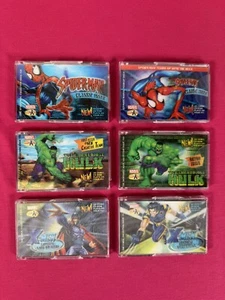 LOT of ALL 6 - MARVEL COMX3D 3D Comic CD-ROMs-WOLVERINE, HULK, X-MEN, SPIDER-MAN - Picture 1 of 2