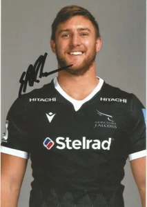 NEWCASTLE FALCONS RUGBY UNION: SEAN ROBINSON SIGNED 6x4 PORTRAIT PHOTO + COA - Bild 1 von 1