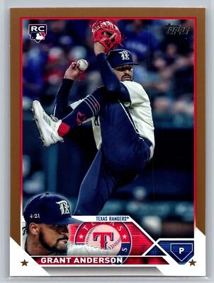 2023 Topps Update #US141 Grant Anderson Gold #/2023 - Image 1 of 2