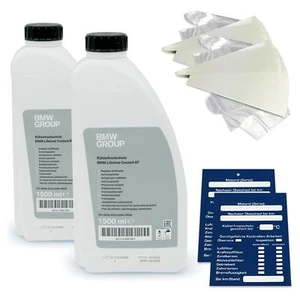 3 Litres De BMW Antigel Concentré Inclus. Entonnoir + Remorque - Zdjęcie 1 z 5