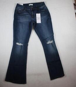 Vanilla Star Womens Jeans Dark Wash Size 11/30W Low Rise Boot Cut Brand New