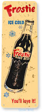 Frostie Cola Soda Beverage Kitchen Bar Rustic Metal Retro Soda Tin Sign B766