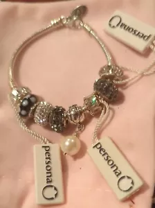 AUTHENTISCHE PANDORA Hummer Charm Armband mit Persona Pandora CHARMS mit BOX - Bild 1 von 2