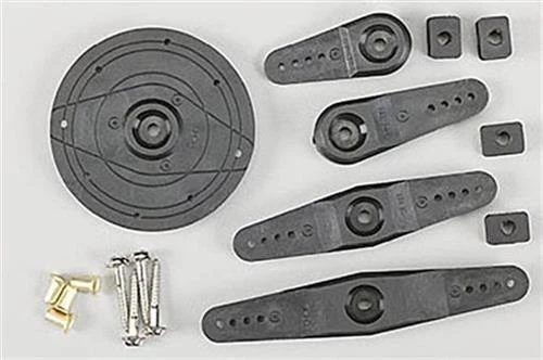 Multiplex/Hitec RC Abtriebshebel Set Heavy Duty 2armig Con Standardvielkeil - Immagine 1 di 1