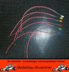 Iluminación LED 5 mm 6 - 12 voltios para RC Car Buggy Boot Avión Heli 1 pieza - Imagen 1 de 2