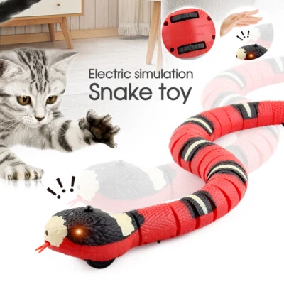 Pet Cat Toy Smart Sensing Snake Toys Cats USB Charging Electron Interactive Toy - image 1 of 4
