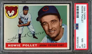 BB - 1955 - Topps - #76 - Howie Pollet - PSA 8 - NM-MT - Picture 1 of 2