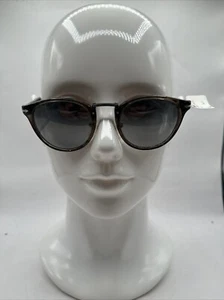 Persol PO3108S 1019 M3  49/22/145 Grey Round Sunglasses Blue Lenses (No Case) - Picture 1 of 6