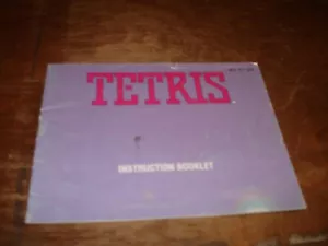 Tetris nur Anleitung NES Nintendo - Bild 1 von 1