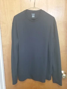 Columbia Men's Pullover Omni Dry Black Long Sleeve Shirt Size L - Picture 1 of 3
