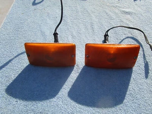 1961 62 63 64 Ford Truck Pickup F100 F250 F350 turn Parking Light Pair LH RH - Foto 1 di 4