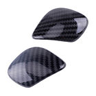 2X Carbon Fiber Style At Gear Shift Knob Head Cover Fit For Vw Golf 7 Gti Mk7 Uk
