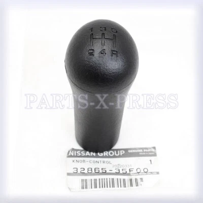 32865-35F00 OEM NUEVO GENUINO NISSAN 240SX 89-98 5 VELOCIDADES MANUAL PERILLA DE CAMBIO NEGRO Foto 1 de 4
