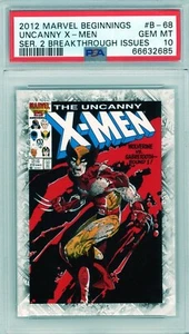 2012 Marvel Beginnings X-Men #B-68 PSA 10 GEM MINT Wolverine vs Sabretooth - Picture 1 of 2