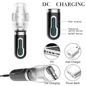 Gawk Gawk 9000 Thrusting Blow Job BJ Oral Sex Toy Male Masturbator Stroker - Picture 1 of 2