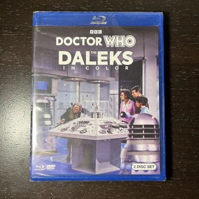 [SEALED] Doctor Who: The Daleks In Color (Blu-ray, 2 Discs, 2024, BBC) - Image 1 of 3
