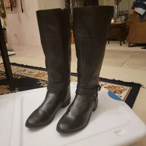 Ana Torrance Women's Knee High Boots Shoes Size 8 Black  - Picture 1 of 8