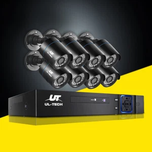 8 Channel 1080P CCTV System Home Security Camera Video Surveillance Weatherproof - Picture 1 of 7
