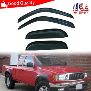 🚗For Toyota Tacoma Extended Cab Pickup 95-04 Window Visor Sun/Rain Guards Vent - Picture 1 of 15
