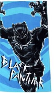 Black Panther Marvel Hero 27 x54" Blue Bath/ Beach Towel Swim NWT